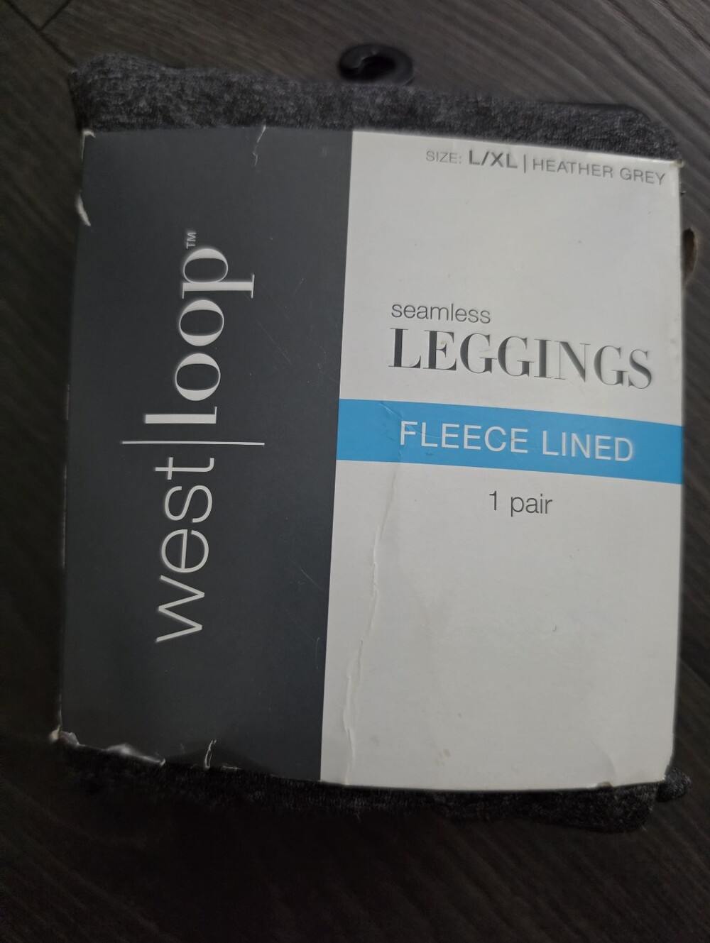 west loop Fleece-Lined Seamless Leggings - Heather Gray